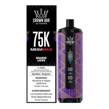 Crown Bar Al Fakher MegaMax 75k Magic Love  6mg/ml ( Provincial)