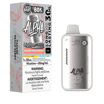 Flavour Beast Alpha Lighter 80k Packin’ Peach Berry 20mg/30mL disposable (Provincial)