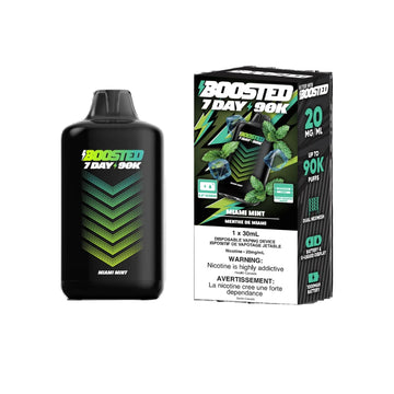 Boosted 7day 90k Miami Mint 20mg/mL disposable (Provincial)