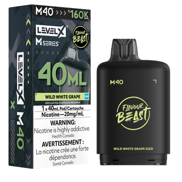 Flavour Beast M Series 160K Wild White Grape Iced Level X pod 20mg (Provincial)