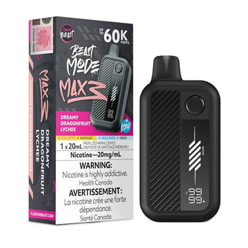 Flavour beast Max3 Dreamy Dragonfruit Lychee Iced 60k 20mg/ml disposable (Provincial)