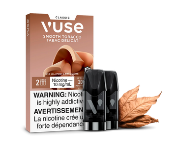 Vuse epod Smooth Tobacco 10mg/ml 2 pack (Provincial)