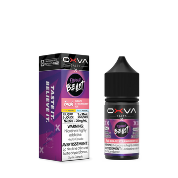 Flavour Beast x OXVA e-liquid Fresh Grape Strawberry Ice 20mg/30ml (provincial)