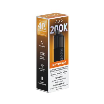 Allo Nuud 200K Juicy Mango 20mg/30ml disposable (Provincial)