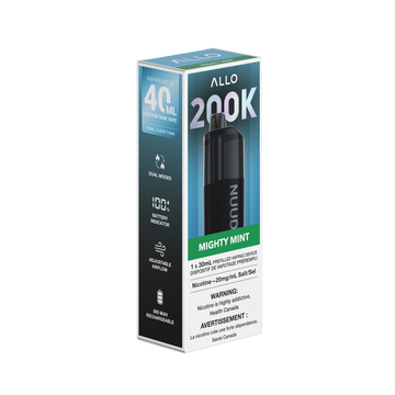 Allo Nuud 200K Mighty Mint 20mg/30ml disposable (Provincial)