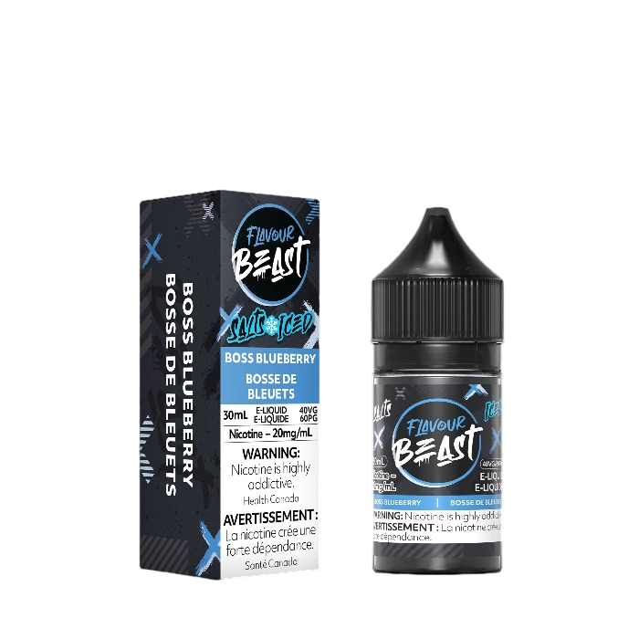 Flavour beast E liquid Boss Blueberry Ice 20mg/30ml (Provincial)