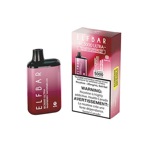 Elfbar Ultra BC5000 Raspberry Watermelon 20mg/ml disposable