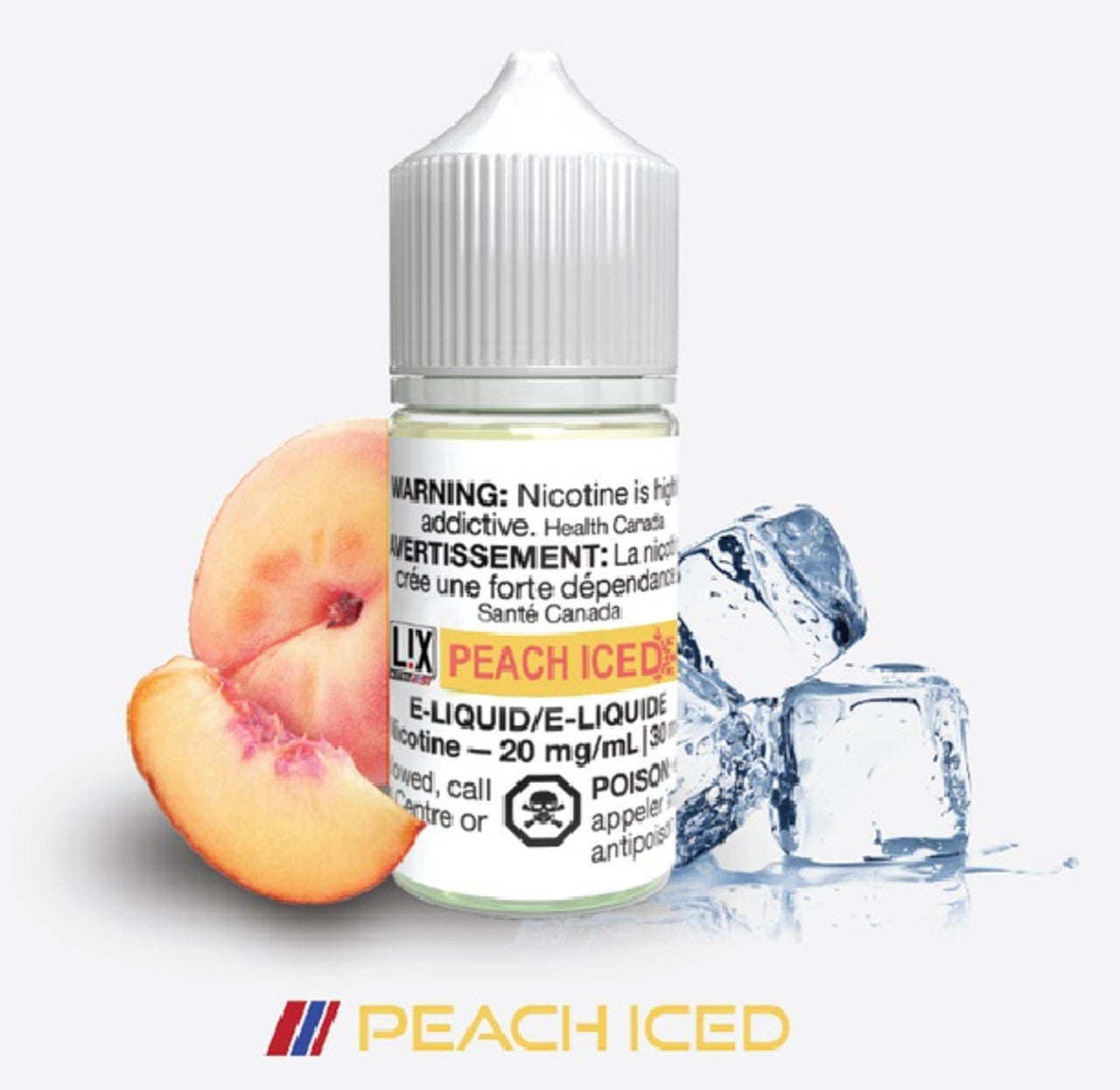 Lix peach iced 20mg/30ml