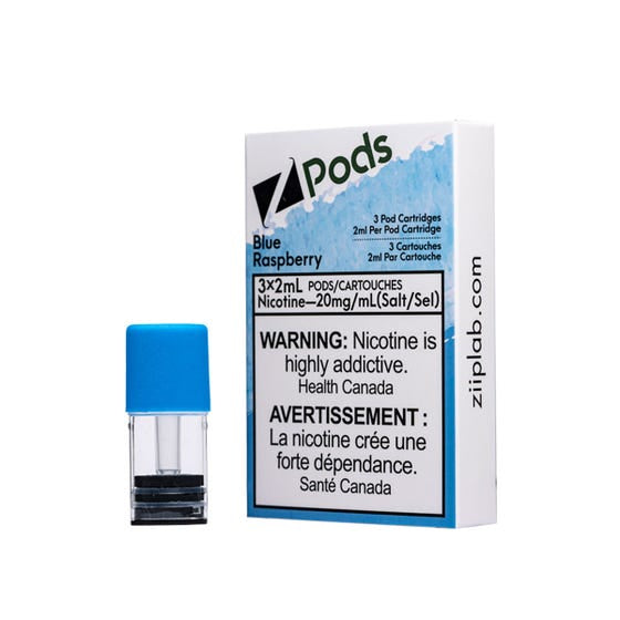 Z pods framboise bleue