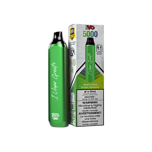 IVG 5000 Grape Lemon 20mg/ml disposable (provincial)