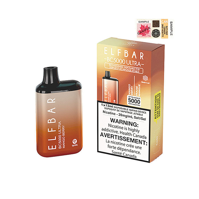 Elfbar Ultra BC5000 Mango Berry 20mg/ml disposable