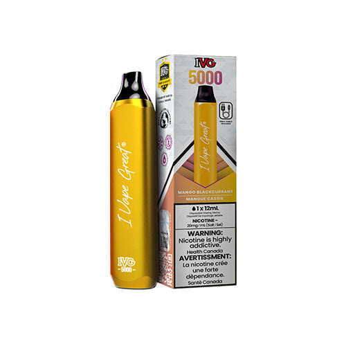 IVG 5000 Mangue cassis 20mg/ml à usage unique 