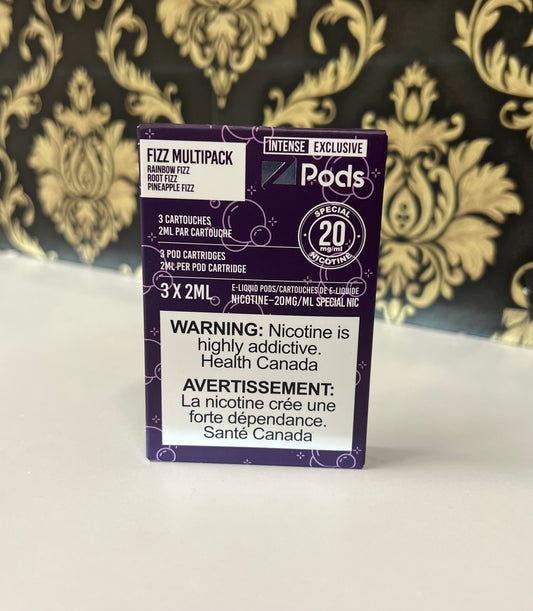 Z pods fizz multipack