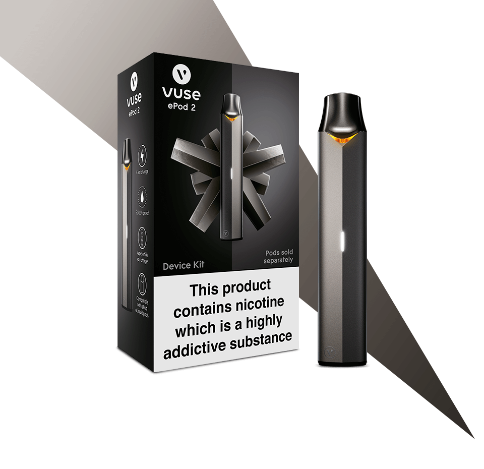 Vuse epod 2  device black disposable