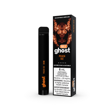 Glace à la pêche Ghost Max 20 mg/ml jetable