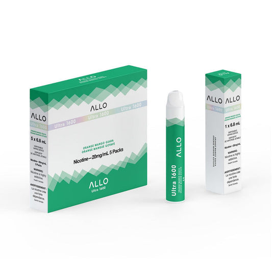 Allo 1600 orange mango guava 20mg/ml disposable