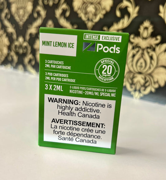 Z pods menthe citron glace