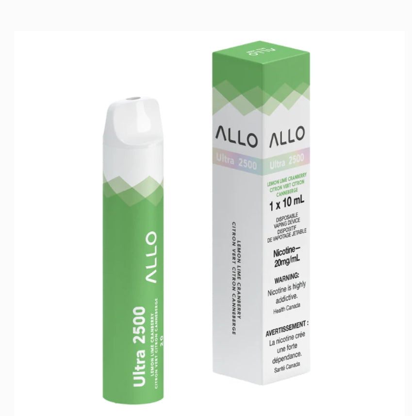 Allo 2500 lemon lime cranberry 20mg/ml disposable