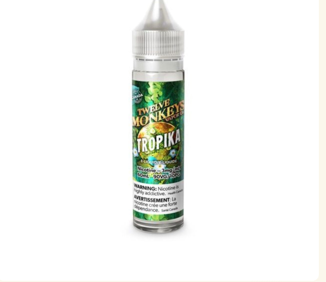 Twelve Monkeys e liquid (Tropika) 3mg/60mL