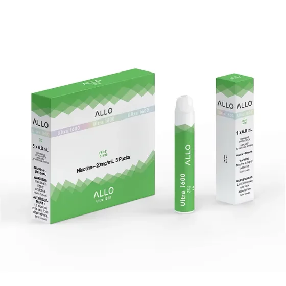 Allo 1600 frost 20mg/ml disposable