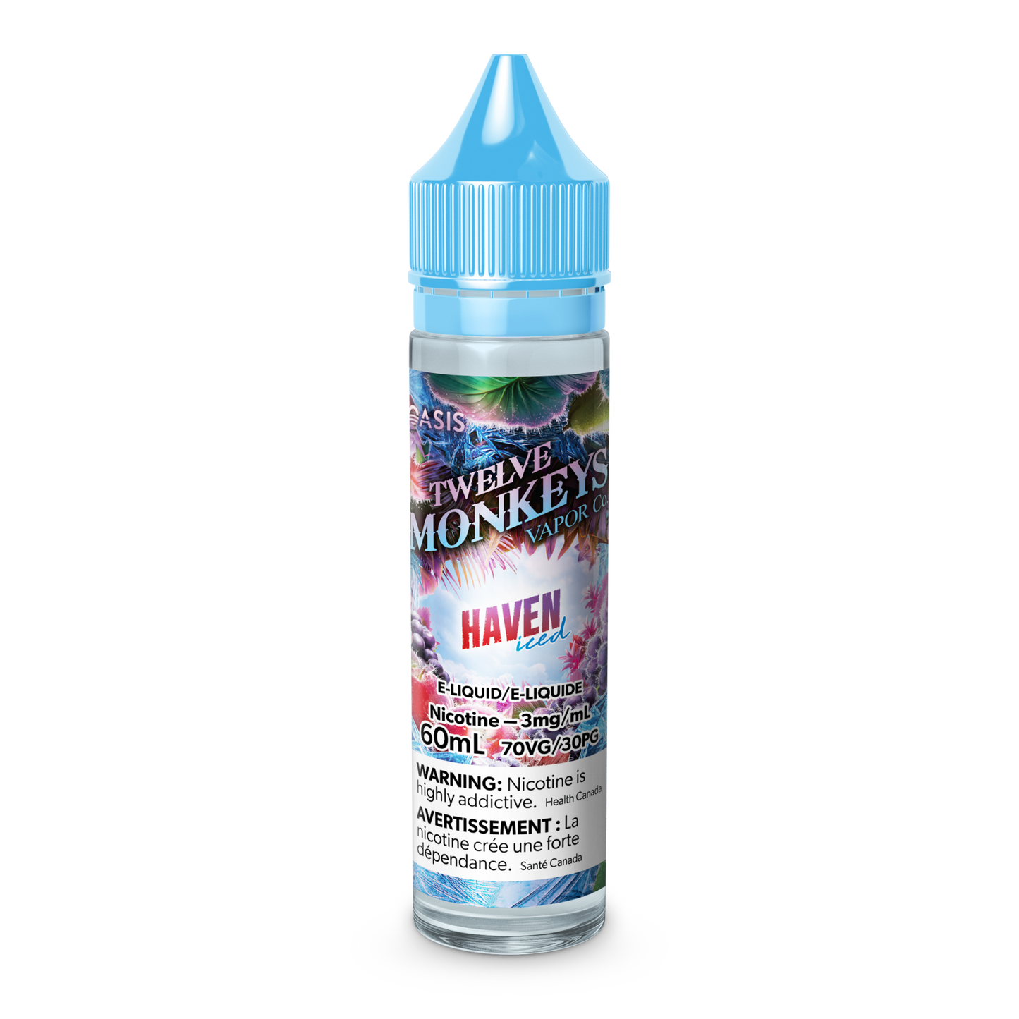 E-liquide Haven Iced des Douze Singes 3mg/60mL