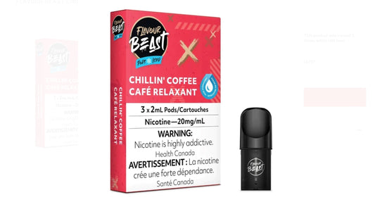 Flavour beast chillin coffee iced 20mg pods