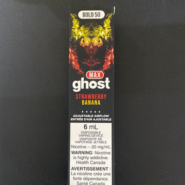 Ghost mega bold 50 fraise banane 20 mg/ml jetable