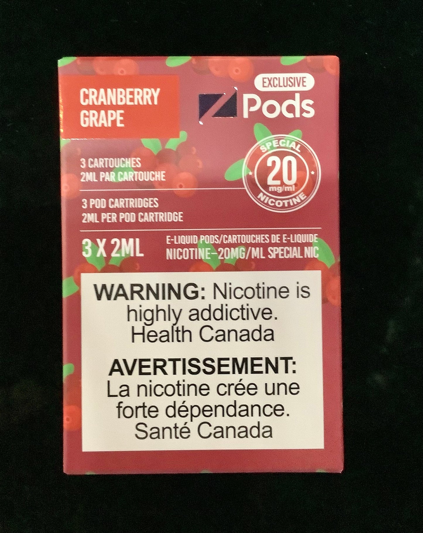 Z pods cranberry grape