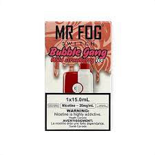 Mr Fog 5500 Switch Bubble Gang Wild Strawberry Ice Disposable Vape Rechargeable