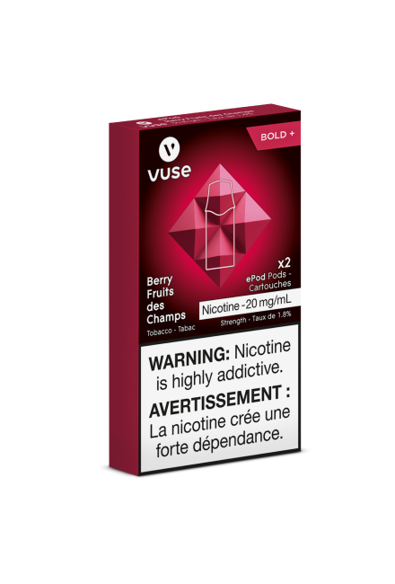 Vuse bold epod fruits des bois 20 mg/ml