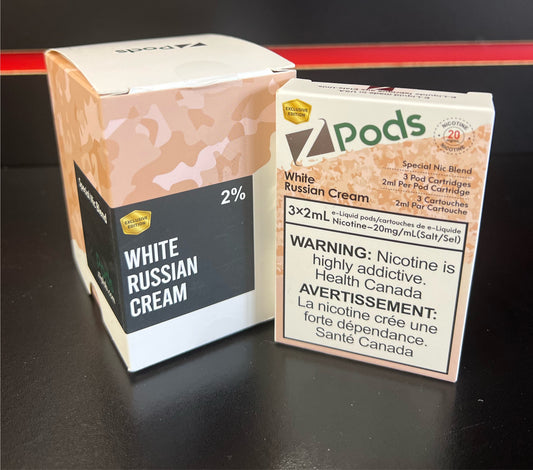 Z pods White Russian cream