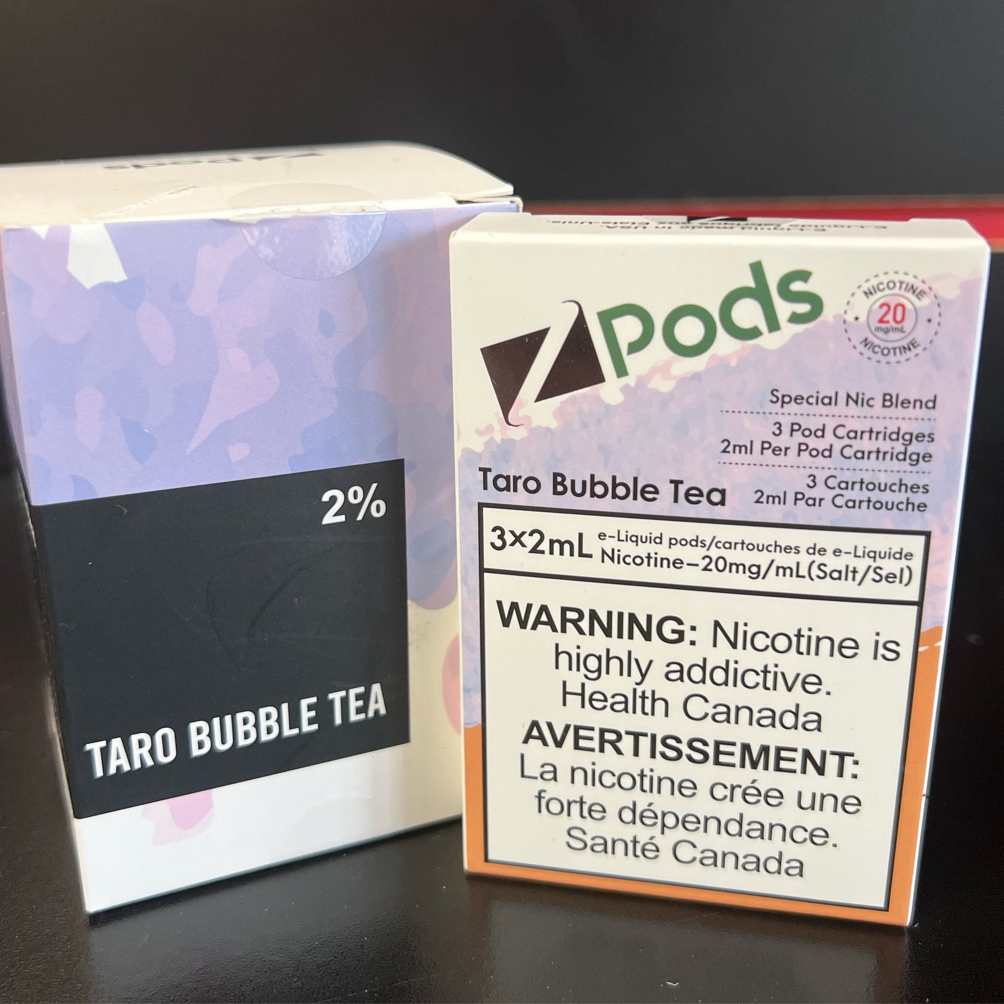 Thé aux perles de taro Z pods