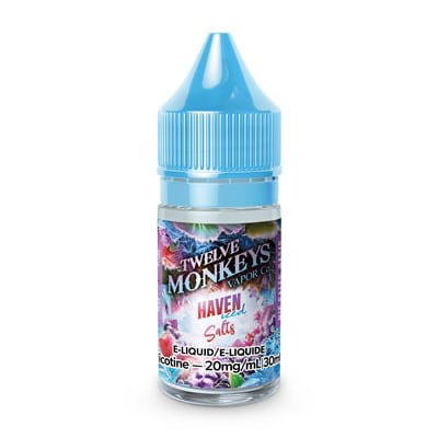 Twelve monkeys e liquid haven iced  20mg/30ml