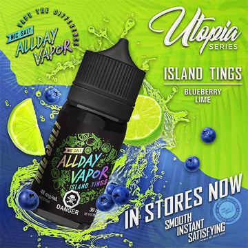 Allday Vapor Island Tings (Blueberry Lemon) 20mg/ml 30ml eliquid