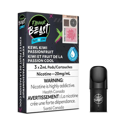 Flavour beast kewl kiwi passionfruit 20mg pods