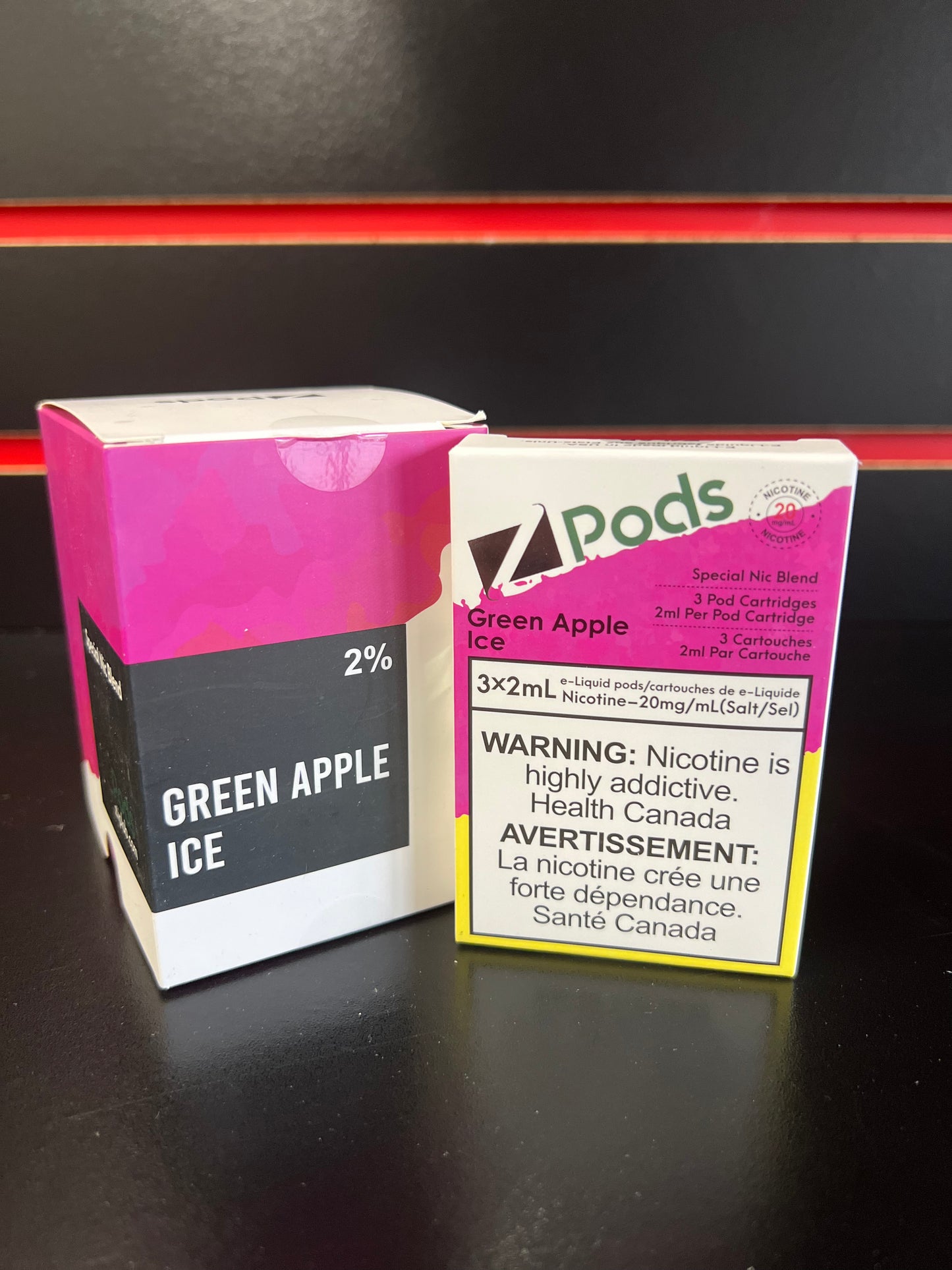 Z pods glace pomme verte