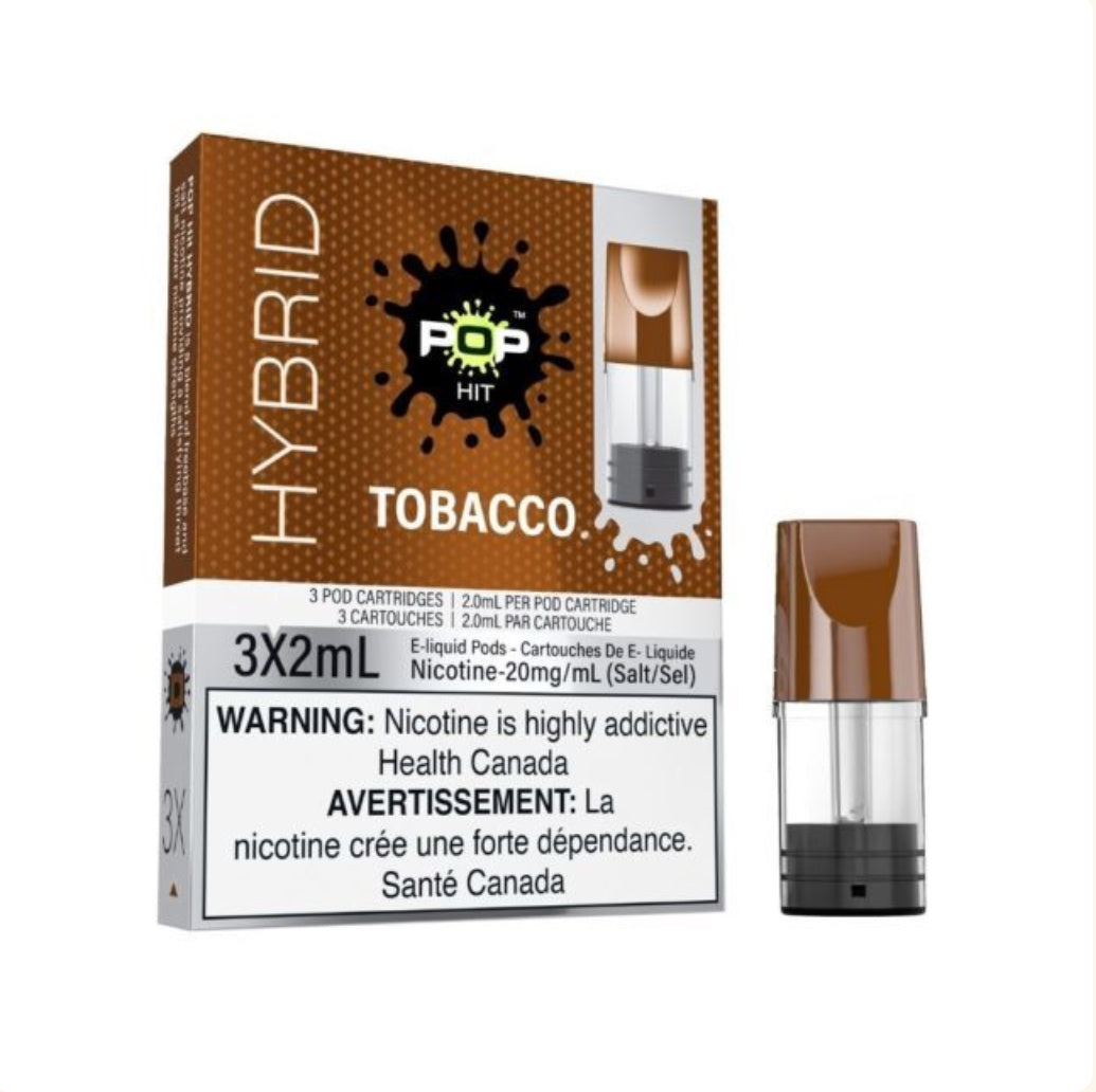 Pop hit hybrid tobacco pods