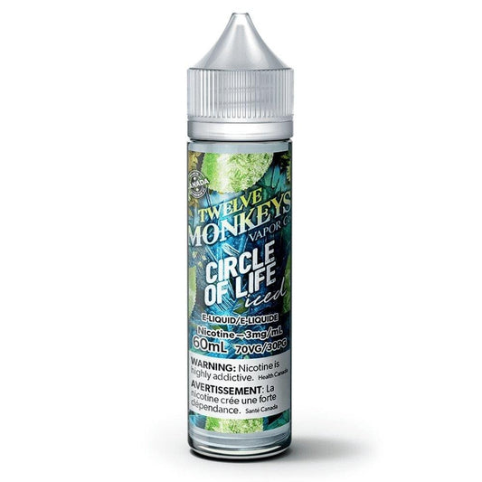 E-liquide Cercle de vie glacé des douze singes 3 mg/60 ml