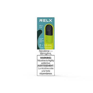 Relx pod pro tranche dorée 18 mg 2 dosettes