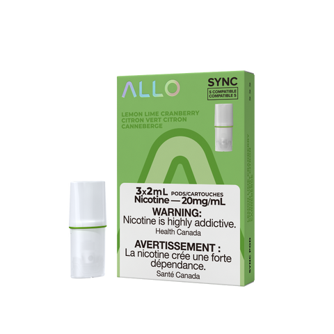 Allo sync lemon lime cranberry 20mg