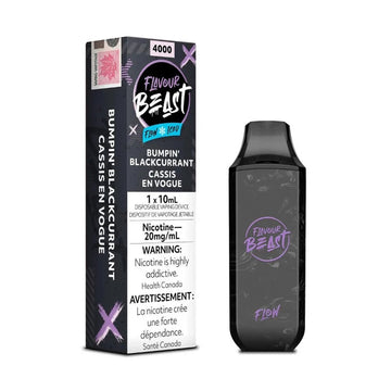 Flavour beast flow 4000 Bumpin Blackcurrant Iced 20mg/ml disposable (Provincial)