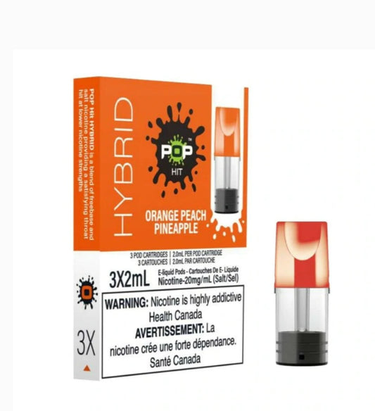 Pop hit hybrid orange peach pineapple pods