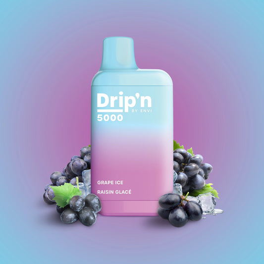 Drip’n 5000 Grape ice 20mg/ml disposable