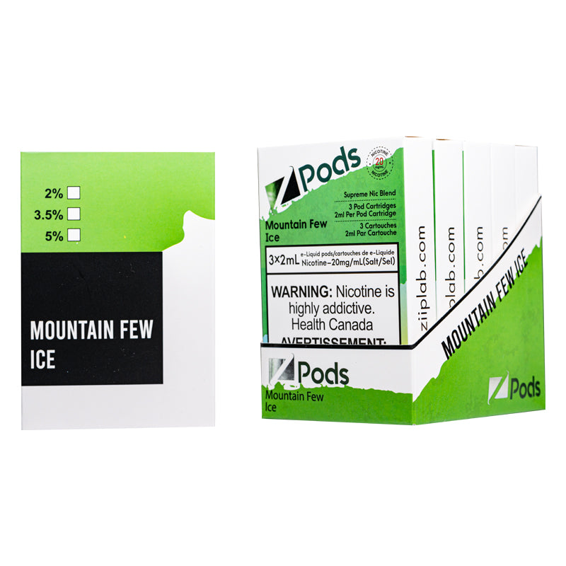 Z pods montagne peu de glace (Peak Dew)