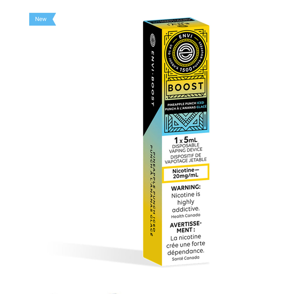 Envi boost Pineapple punch iced 20mg/ml disposable