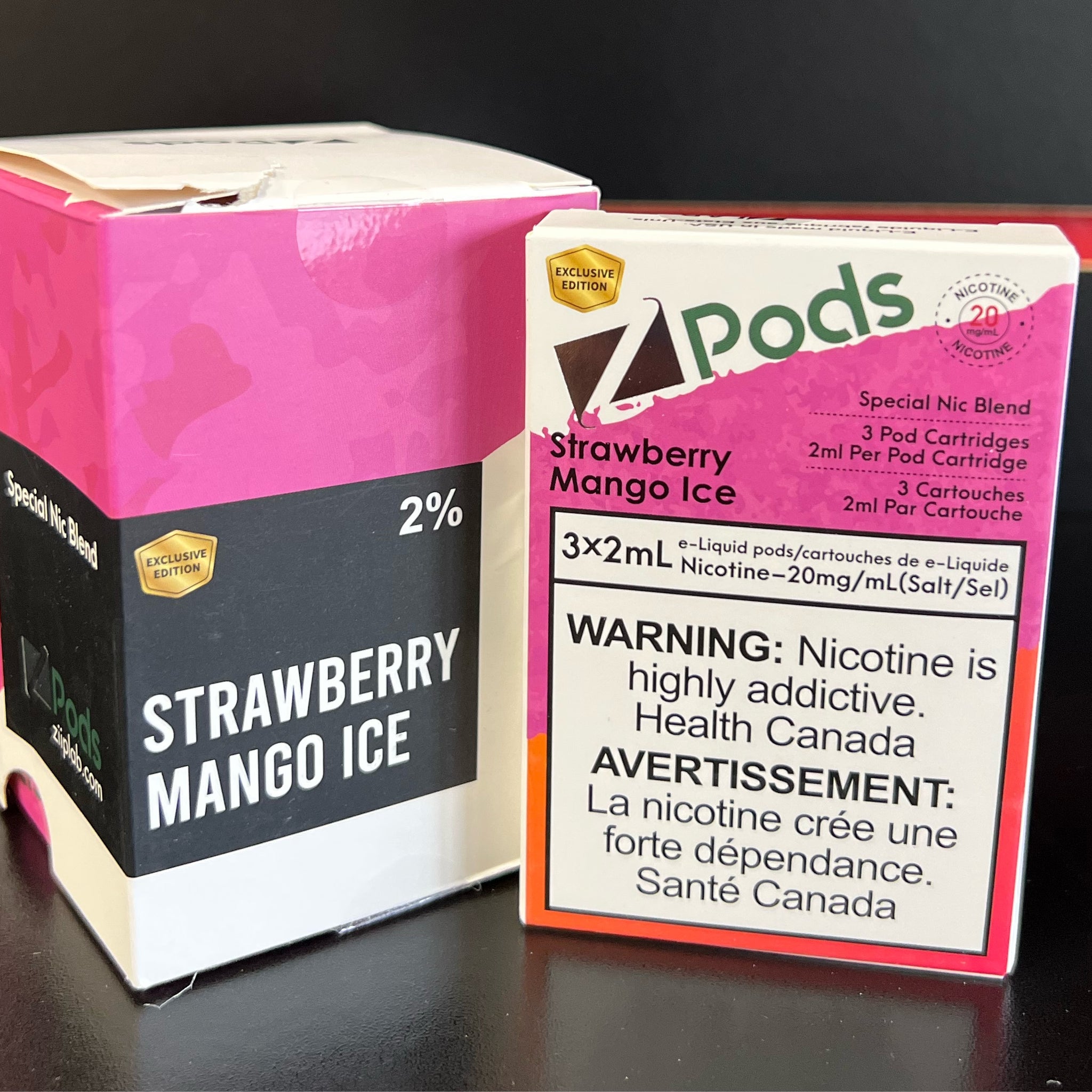Z pods strawberry mango ice
