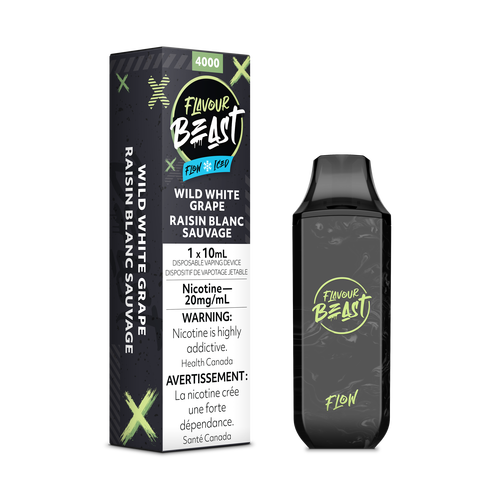 Flavour beast flow 4000 Wild white grape iced 20mg/ml disposable