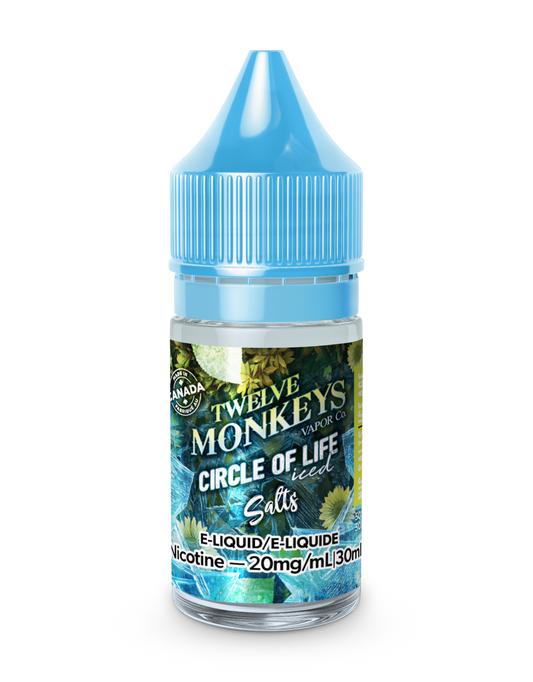 E-liquide Cercle de vie glacé des douze singes 20 mg/30 ml