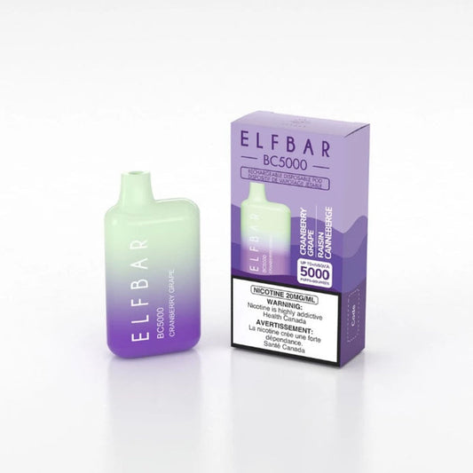 Elfbar BC5000 Canneberge raisin 20 mg/ml jetable