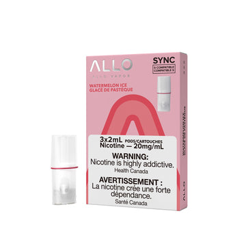 Gousses Allo Sync pastèque glacée 20 mg